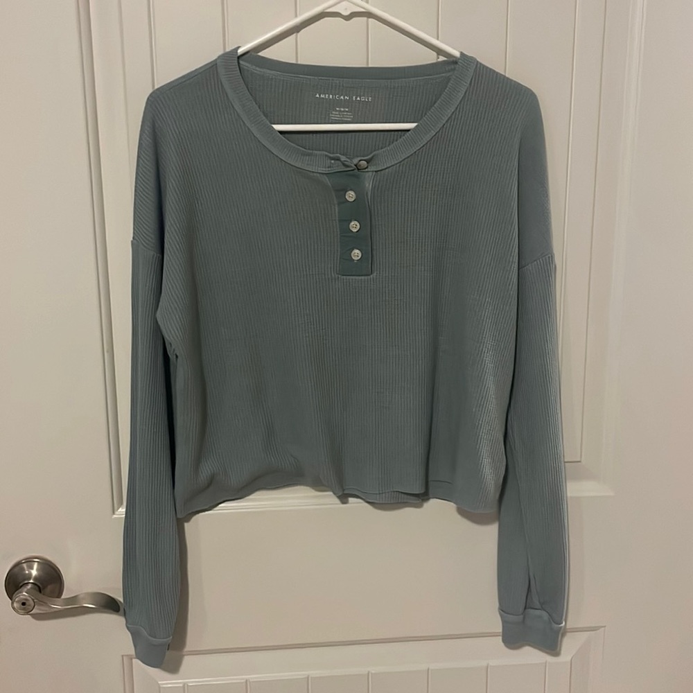 Light green long sleeve